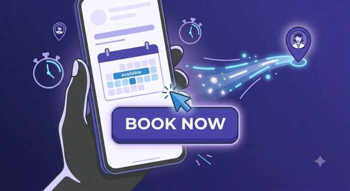 Book on Line in Seconds